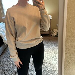 Tan crewneck